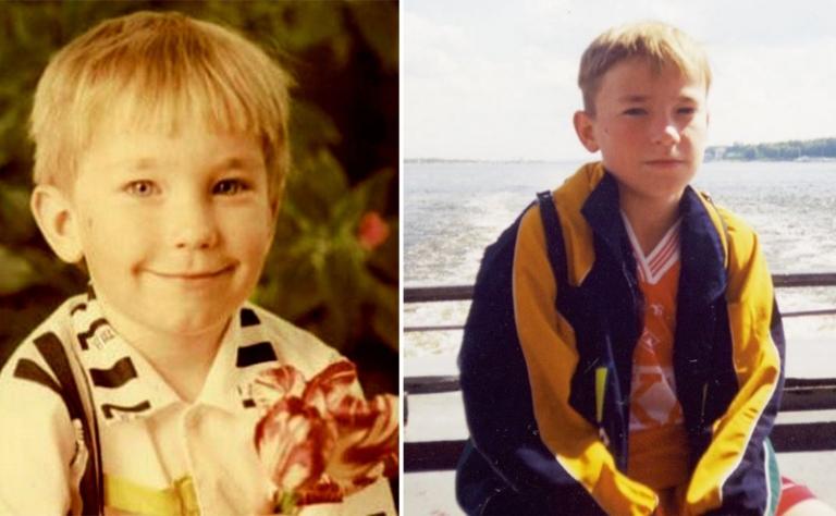 На фото: Александр Петров в детстве.