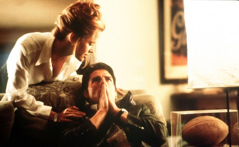 На фото: Том Круз в фильме «Джерри Магуайер»