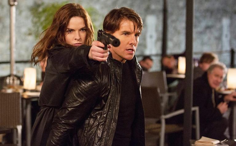 На фото: Том Круз в фильме «Миссия невыполнима: Племя изгоев»