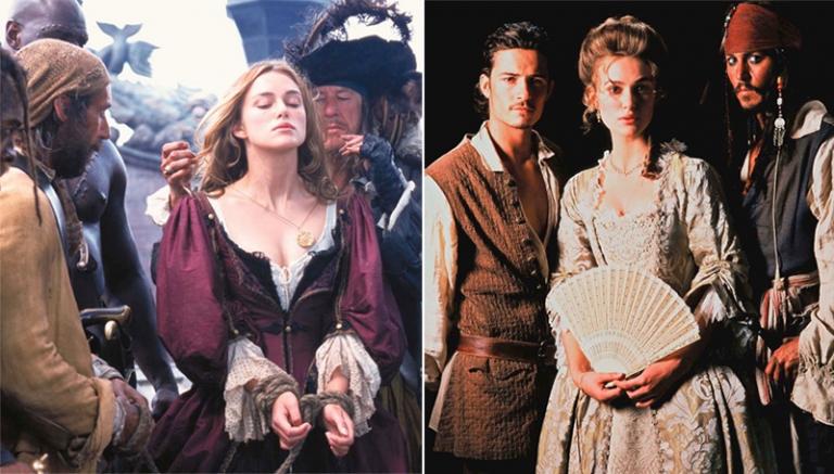 На фото: Кира Найтли в фильме &laquo;Пираты Карибского моря: Проклятие Черной жемчужины&raquo;