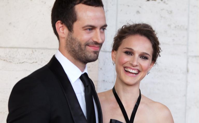 На фото: Натали Портман и Бенжамен Мильпье