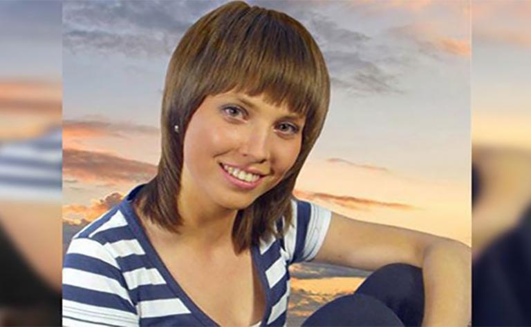 На фото: Ольга Скабеева в юности