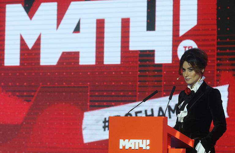На фото: генеральный продюсер телеканала "Матч-ТВ" Тина Канделаки, 2015