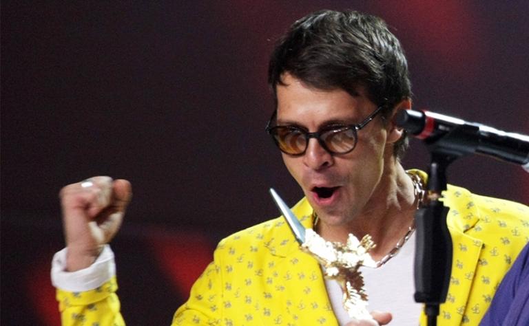 На фото: актер Павел Деревянко на вручение премии в области кинематографии &laquo;Золотой Орел&raquo;