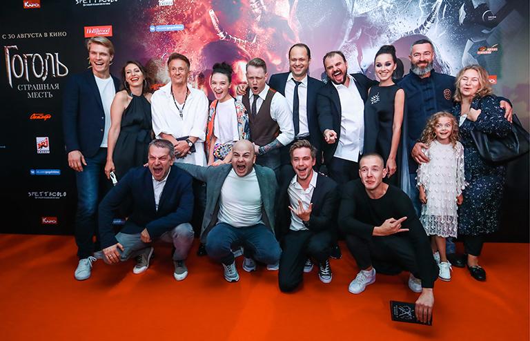 На фото: премьера фильма режиссера Е.Баранова "Гоголь. Страшная месть" в Москве, 2018