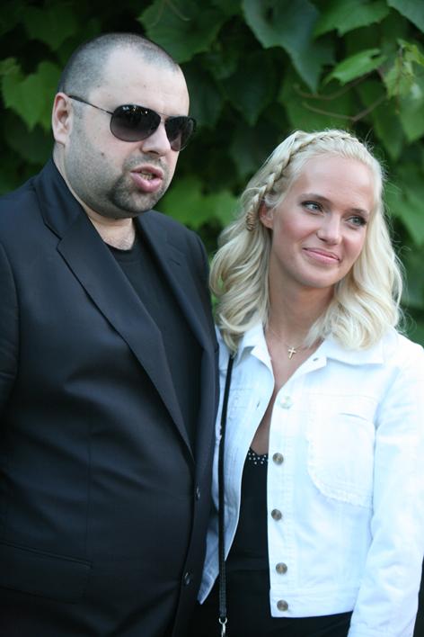 На фото: продюсер Максим Фадеев и певица Наталья Ионова (Глюкоза) 