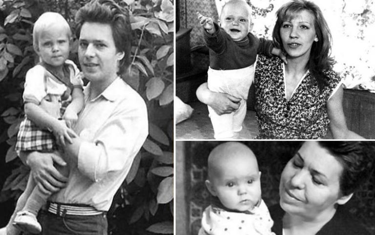 На фото: Наталья Ионова в детстве с родителями и бабушкой