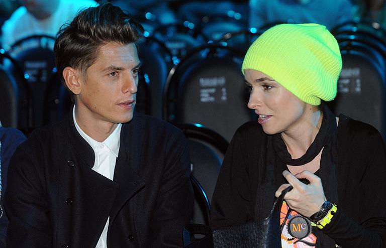 На фото: стилист Влад Лисовец и телеведущая Ирена Понарошку , 2010