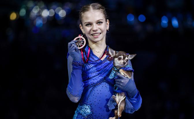 На фото: фигуристка Александра Трусова