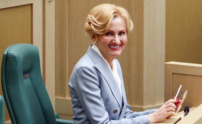 На фото: вице-спикер Госдумы РФ Ирина Яровая