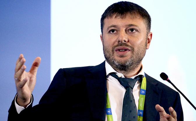 На фото: сооснователь и первый заместитель председателя правления "Совкомбанка" Сергей Хотимский