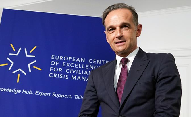 На фото: глава МИД Германии Хайко Маас