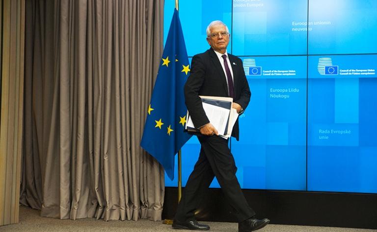 На фото: Верховный представитель Союза по иностранным делам и политике безопасности Жозеп Боррель