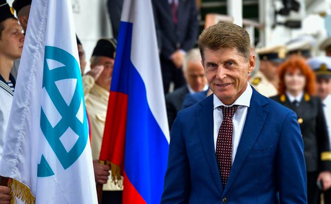 На фото: губернатор Приморского края Олег Кожемяко