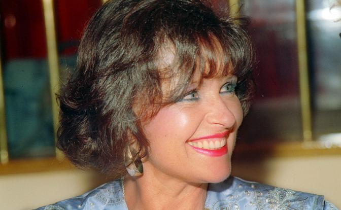 На фото: актриса Наталья Фатеева на открытии XVII Московского международного кинофестиваля, 1991 год