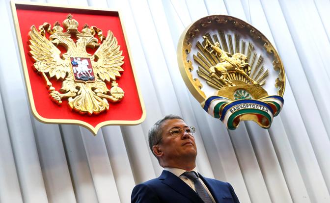 На фото: глава Башкирии Радий Хабиров