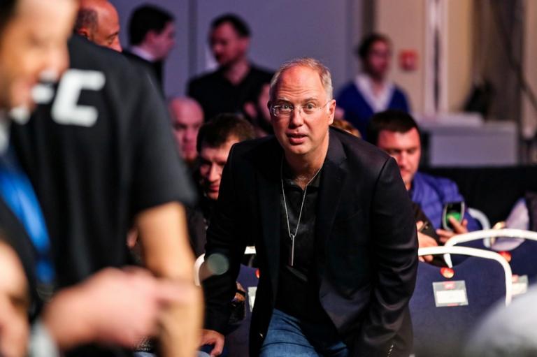 На фото: Кирилл Дмитриев на турнире UFC Fight Night 163 в спорткомплексе &laquo;ЦСКА Арена&raquo;, Москва, 2019 год.