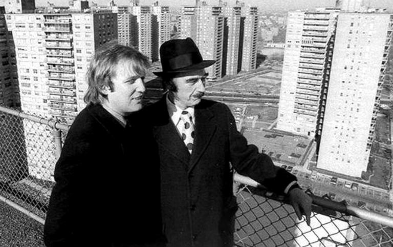 Дональд Трамп с отцом