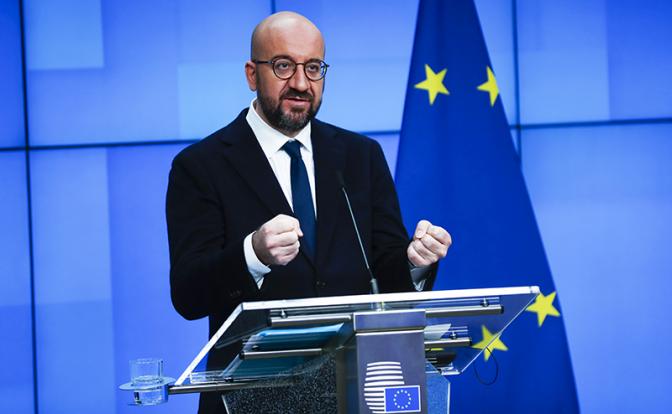 На фото: глава Евросовета Шарль Мишель