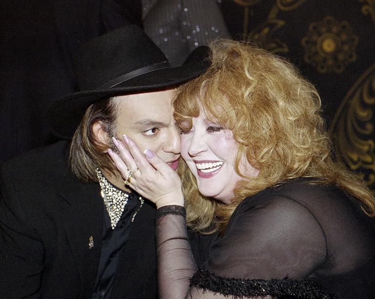 На фото: певцы Филипп Киркоров и Алла Пугачева