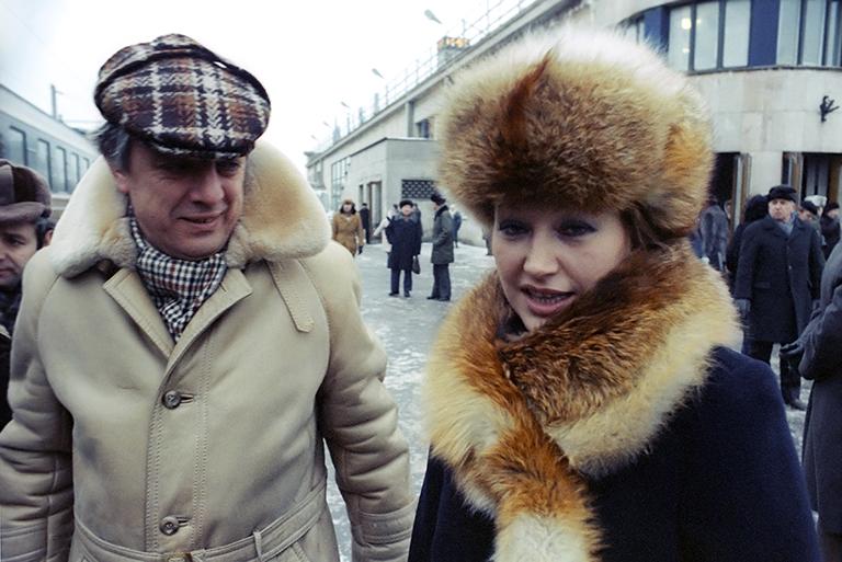 На фото: композитор Раймонд Паулс и эстрадная певица Алла Пугачева, 1986 год, Латвийская ССР