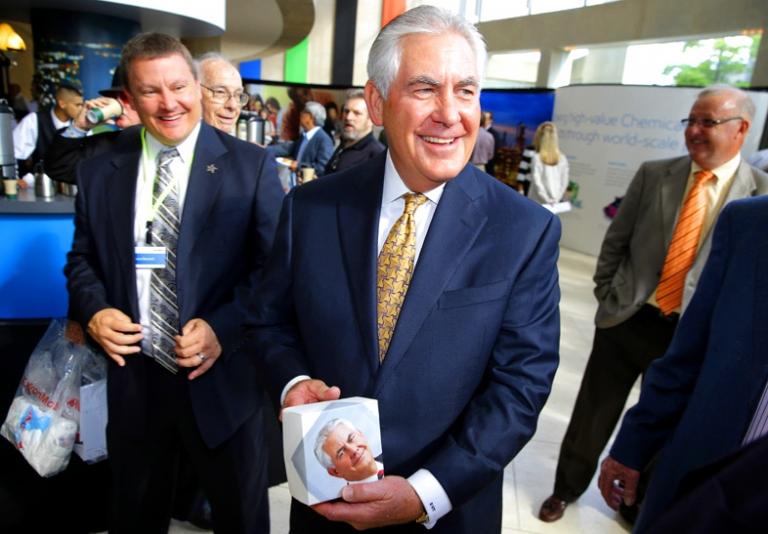 Рекс Тиллерсон перед годовым собранием акционеров ExxonMobil. 2014г