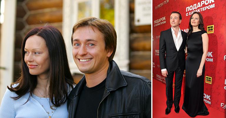 Актер Сергей Безруков с супругой актрисой Ириной 