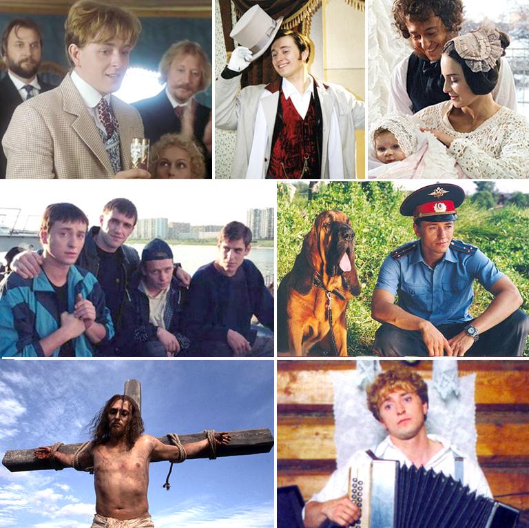 Кадры из вышеназванных фильмов (по часовой стрелке)