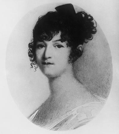 На фото: репродукция портрета Надежды Осиповны Пушкиной, матери русского поэта Александра Сергеевича Пушкина, работы Ксавье де Местра