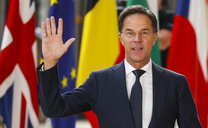 На фото: нидерландский политик Марк Рютте