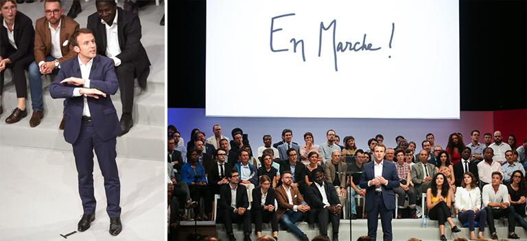 Макрон создал политическое движение En Marche! 