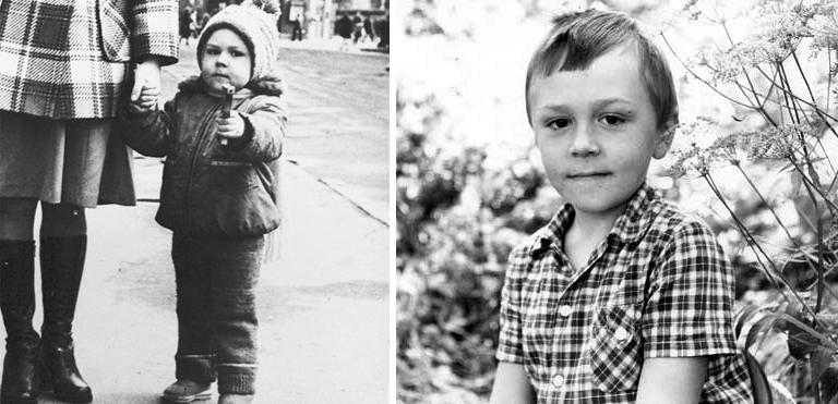 Сергей Шнуров в детстве