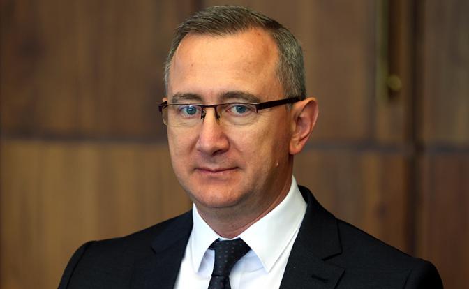 На фото: губернатор Калужской области Владислав Шапша во время встречи в гостиной информационного агентства ТАСС.