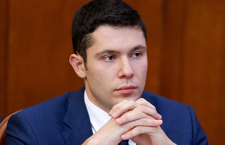 На фото: временно исполняющий обязанности председателя правительства Калининградской области Антон Алиханов? 2016 ujl