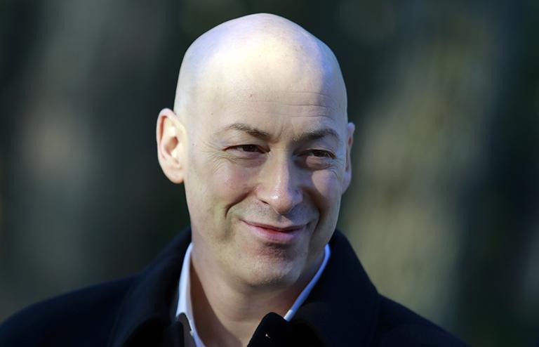 На фото: журналист Дмитрий Гордон на открытии "Кристаллической стены плача"