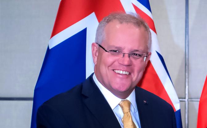 На фото: премьер-министр Австралии Скотт Моррисон.