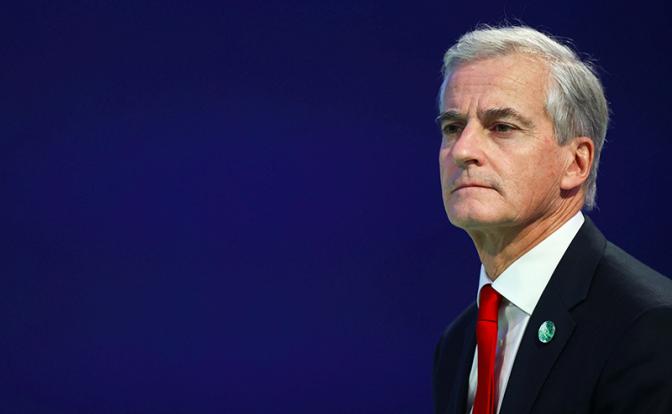 На фото: премьер-министр Норвегии Йонас Стёре.