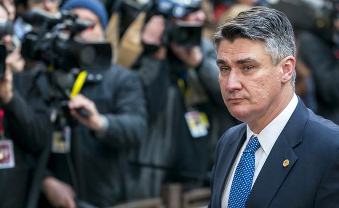 На фото: Зоран Миланович