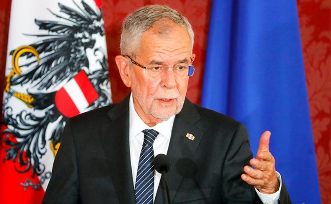 На фото: президент Австрии Александр Ван дер Беллен