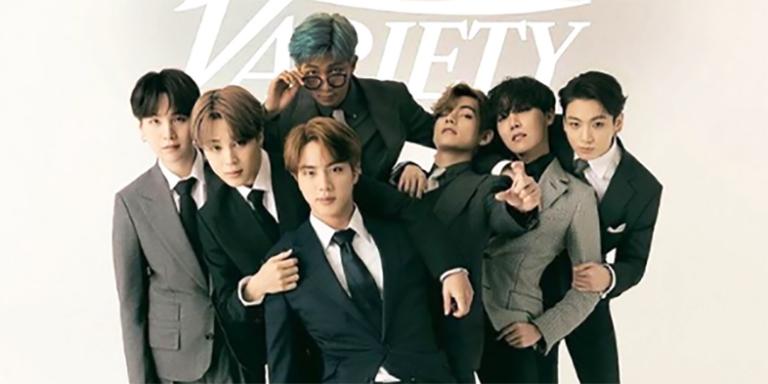 На фото: участники группы BTS