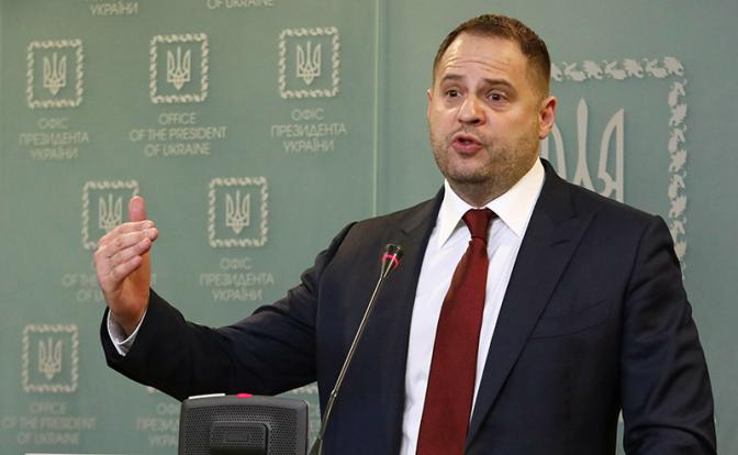 На фото: глава офиса президента Украины Андрей Ермак
