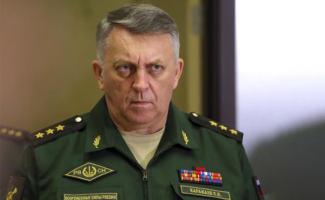 На фото: командующий Ракетными войсками стратегического назначения (РВСН), генерал-полковник Сергей Каракаев