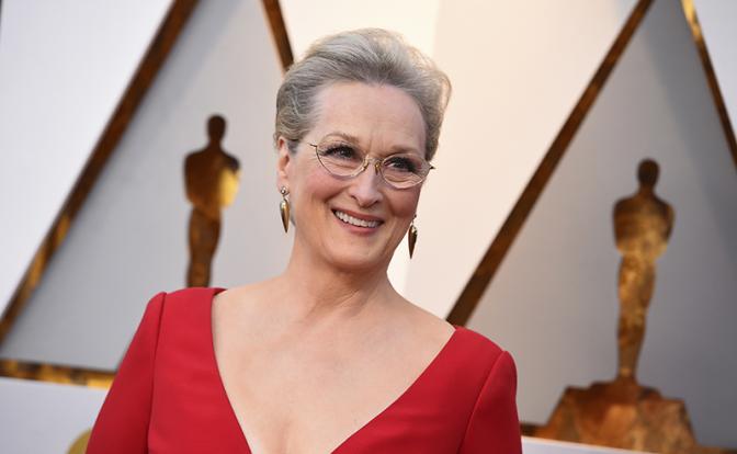 На фото: актриса Мерил Стрип на 90-й церемонии вручения кинопремии "Оскар"