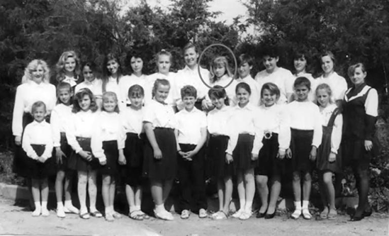 Наталья Поклонская в школе