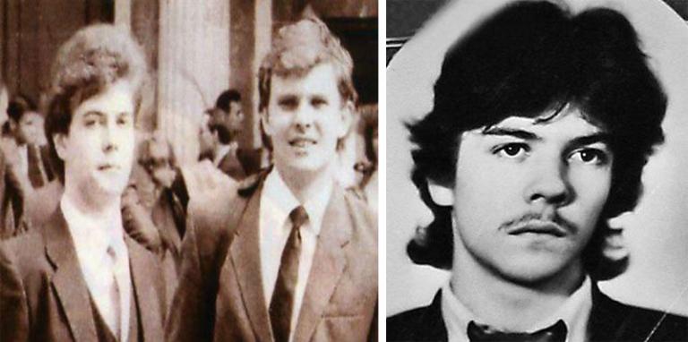 Дмитрий Медведев (слева) в студенческие годы 