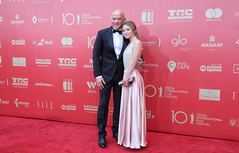 На фото: мэр Одессы Геннадий Труханов со своей дочерью