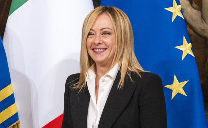 На фото: премьер-министр Италии Джорджа Мелони