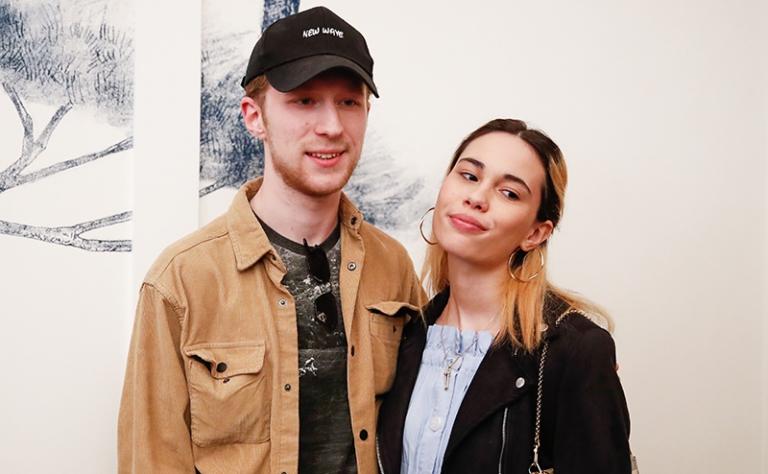 На фото: актер Семен Трескунов и Анита Ахмадуллина