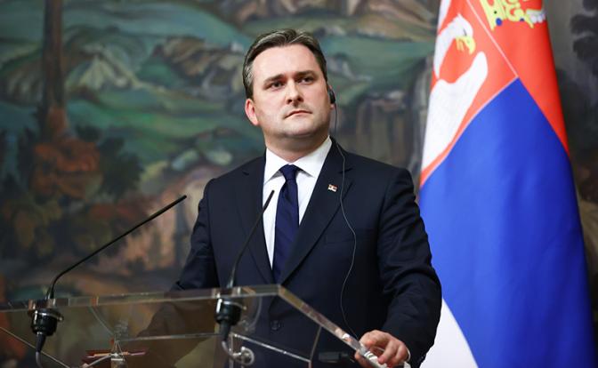 На фото: глава МИД Сербии Никола Селакович