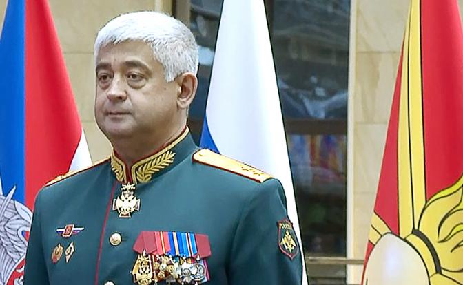 На фото: командующий войсками Западного военного округа Евгений Никифоров